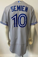 2021 Marcus Semien Toronto Blue Jays Game Worn Baseball Jersey MLB Holo Used