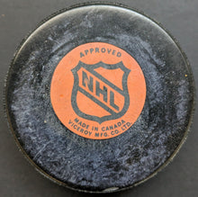 Load image into Gallery viewer, 1976-1978 Cleveland Barons Game Used Viceroy Ice Hockey Puck NHL Approved
