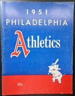 1951 Philadelphia Athletics Yearbook MLB Baseball VTG Eddie Joost Ferris Fain