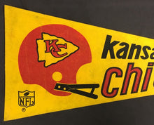Load image into Gallery viewer, Kansas City Chiefs NFL Football Pennant Full Size 30" Vintage
