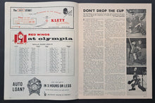 Load image into Gallery viewer, 1964 Detroit Olympia Stanley Cup Program Red Wings Toronto Maple Leafs Hockey
