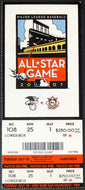 2007 MLB Baseball All-Star Game Full Ticket Ichiro Suzuki MVP Giants AT&T Park
