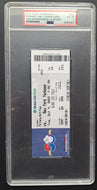 2022 Aaron Judge 62nd AL Home Run Record PSA EX-MT 6 Slabbed Ticket Yankees MLB