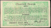 Load image into Gallery viewer, 1976 Kentucky Derby Grandstand Ticket Stub Churchill Downs Bold Forbes Winner
