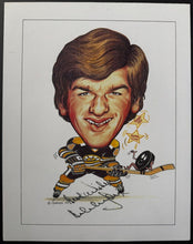 Load image into Gallery viewer, Pelkowski Bobby Orr Caricature Sporticature Hockey Print NHL Boston Bruins
