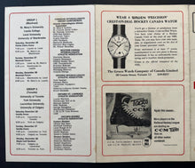 Load image into Gallery viewer, 1970 Maple Leaf Gardens Hockey Canada Invitational College Tournament Program
