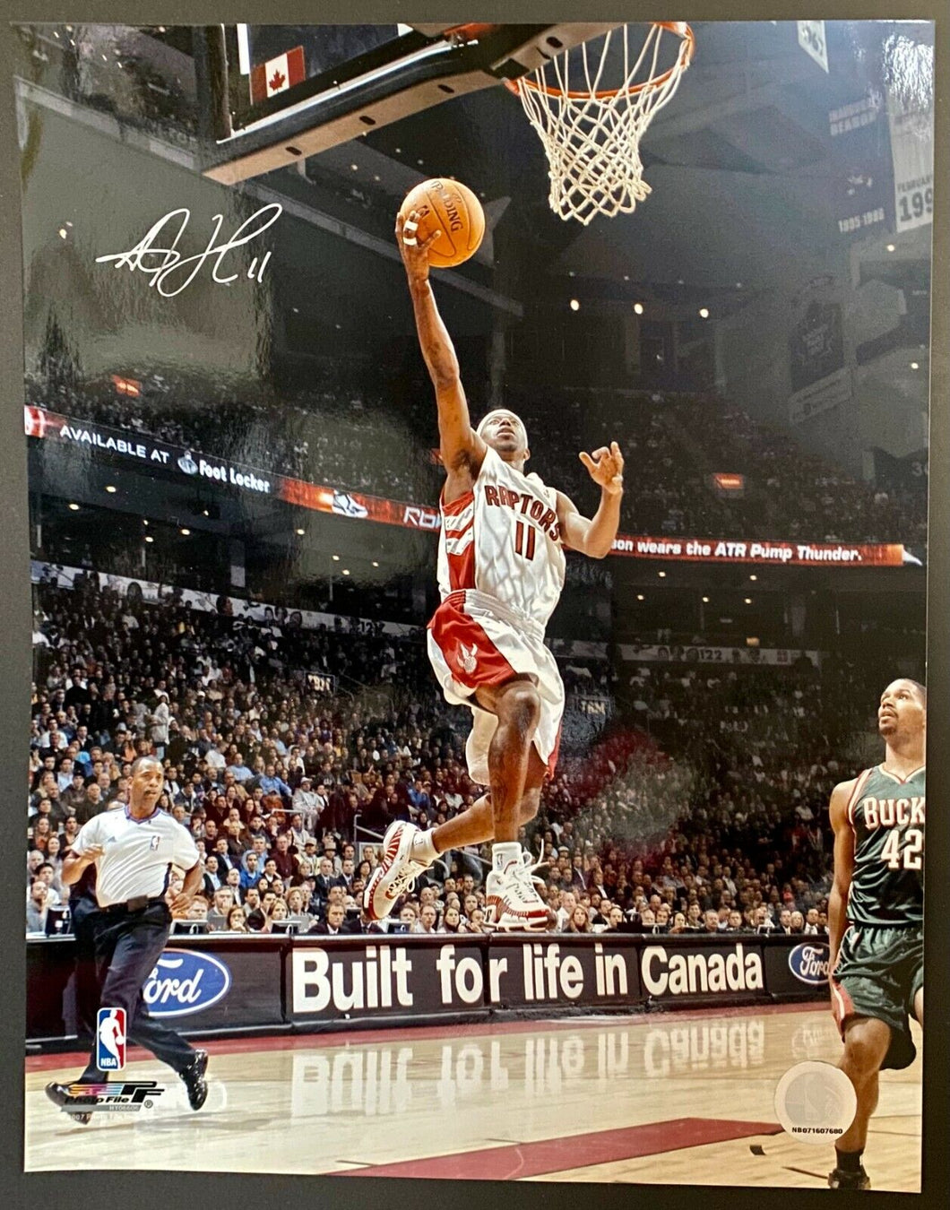 TJ Ford Toronto Raptors Baskeball NBA Signed Autographed Photo + COA