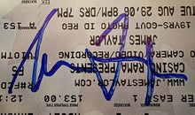 Load image into Gallery viewer, 2006 James Taylor Signed Casino Rama Autographed Concert Ticket JSA Grammy
