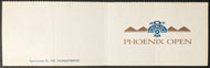 1995 Jim Furyk Phoenix Open Signed Personal Golf Scorecard Autographed
