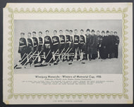 1935/36 Vintage CCM Skates Promotional Photo Winnipeg Monarchs Memorial Cup