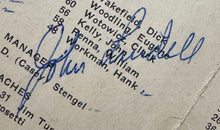 Load image into Gallery viewer, 1950 World Series Champion NY Yankees Multi-Signed x30 Program + 5 Photos KSA
