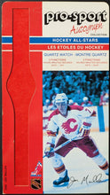 Load image into Gallery viewer, 1986/87 Pro-Sport Autograph Watch NHL Player Backing Cards Lemieux Messier Vtg
