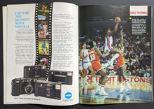 Load image into Gallery viewer, 1986 NBA Preseason Program + Ticket Isiah Thomas Detroit Pistons Basketball VTG
