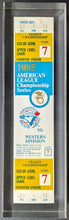 Load image into Gallery viewer, 1985 Toronto Blue Jays 1st Playoff Run Lucite Encased Full Ticket ALCS Game 7
