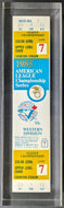 1985 Toronto Blue Jays 1st Playoff Run Lucite Encased Full Ticket ALCS Game 7