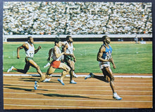 Load image into Gallery viewer, 1964 Bob Hayes 100m Olympic Gold Medal Dallas Cowboy Star USA Track Postcard

