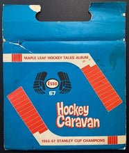 Load image into Gallery viewer, 1966-67 Full Set Of 10 Hockey Talks Esso Records NHL Original Caravan Portfolio
