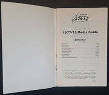 Load image into Gallery viewer, 1977-78 Houston Aeros Final Season Media Guide WHA Hockey Vintage Sports
