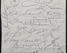 Load image into Gallery viewer, Autographed Signed Sheet NHL Hockey Players JSA Mikita Bower Richard Howe Hull
