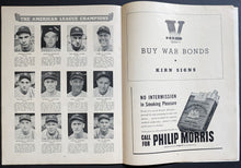 Load image into Gallery viewer, 1943 World Series Program St. Louis Cardinal New York Yankees Games 3 + 4+ 5 MLB
