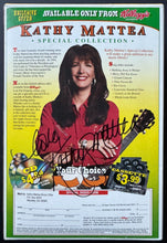 Load image into Gallery viewer, 1996 Kathy Mattea Signed Kellogg’s Low Fat Granola Empty Cereal Box Vintage
