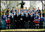 Circa Late 1980's Team USA Men's International Hockey Team Photo Vintage