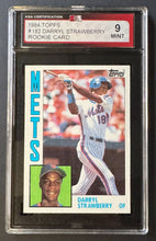 Load image into Gallery viewer, 1984 Topps MLB #182 Daryl Strawberry New York Mets Baseball Rookie Card KSA Vtg
