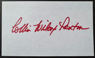American Film Actress Collin Wilcox Paxton Signed Autographed Sheet