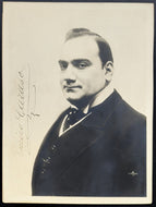 Circa 1910 Enrico Caruso Signed Autographed Type 1 Photo Vintage Authenticated