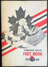 Load image into Gallery viewer, 1966 Toronto Rifles Fact Book Media Guide Complete Continental Football League
