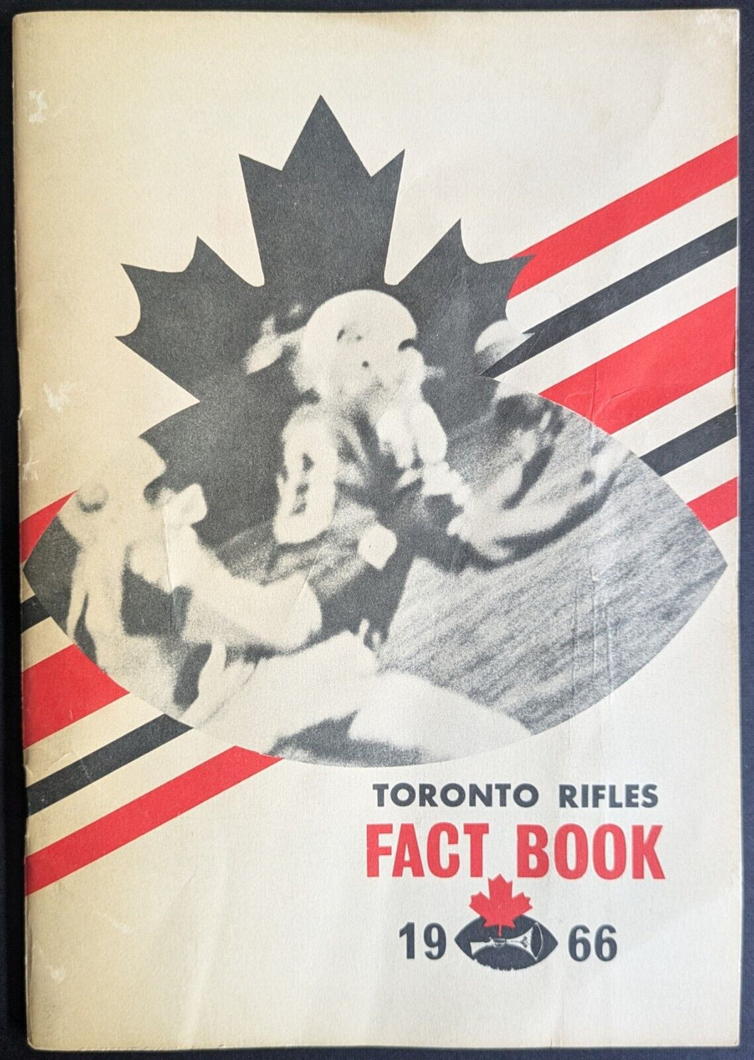 1966 Toronto Rifles Fact Book Media Guide Complete Continental Football League