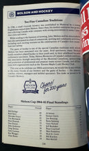 Load image into Gallery viewer, 1985-86 Toronto Maple Leafs NHL Hockey Official Yearbook Vintage Borje Salming
