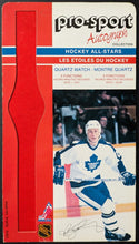 Load image into Gallery viewer, 1986/87 Pro-Sport Autograph Watch NHL Player Backing Cards Lemieux Messier Vtg
