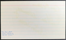 Load image into Gallery viewer, Signed/Autographed Index Card MLB Hector Torres Geene Woodling Jim Ray Hart
