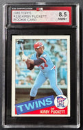 1985 Topps MLB #536 Kirby Puckett Minnesota Twins Baseball Rookie Card KSA Vtg