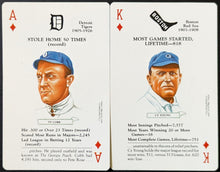Load image into Gallery viewer, 1991 Baseball Legends Playing Card Set Deck Ty Cobb Lou Gehrig Cy Young MLB VTG
