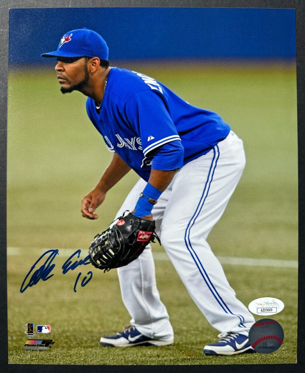 Edwin Encarnacion Toronto Blue Jays Signed Autographed Photo JSA COA MLB