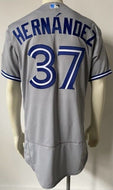2020 Toronto Blue Jays Teoscar Hernandez Game Worn Jersey MLB Holo Baseball