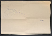 Load image into Gallery viewer, Jerry Vale Autographed Signed Page Pop Music Artist Actor Vintage
