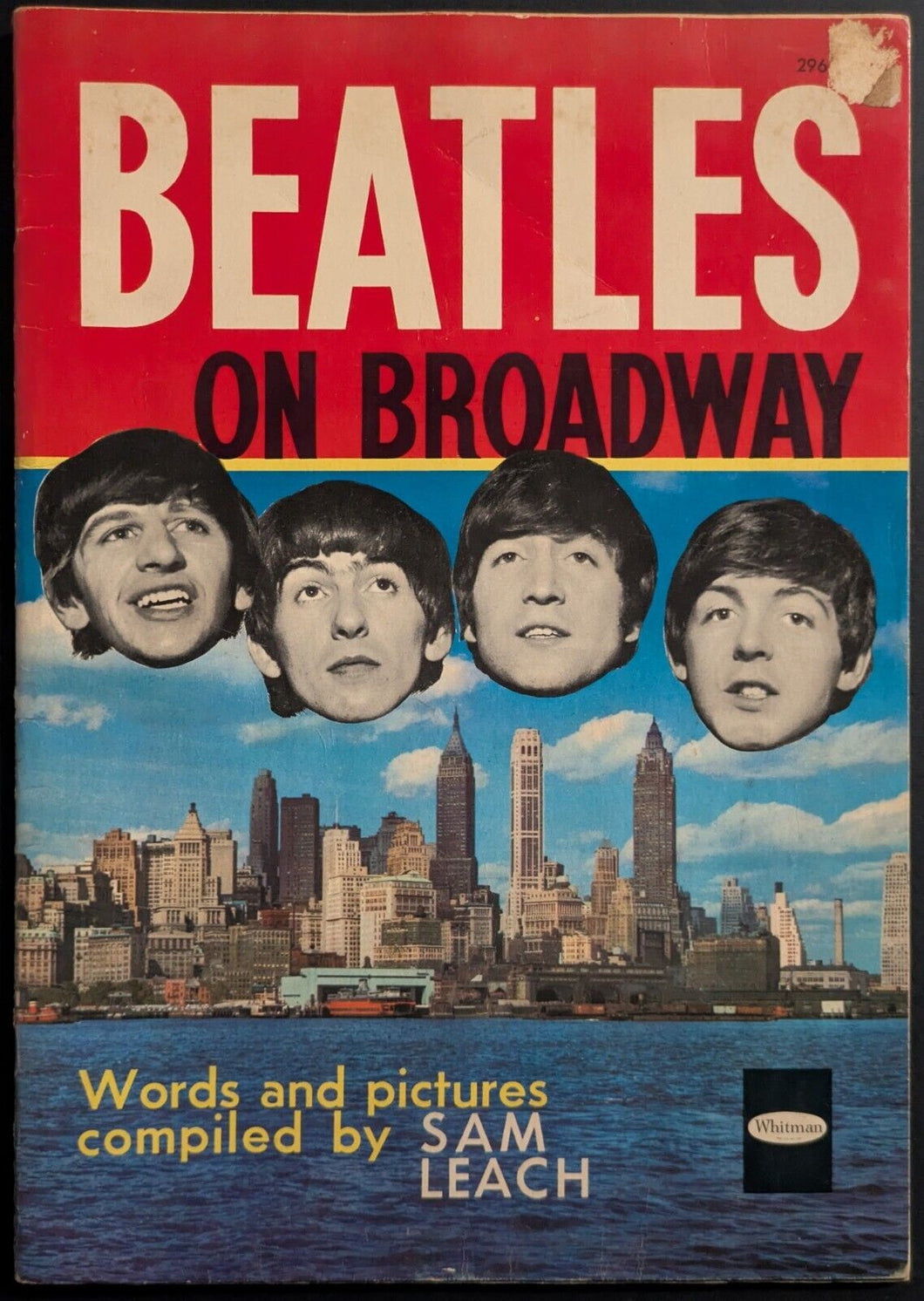 1964 Beatles On Broadway Magazine Covering Beatles Visit To New York City Vtg