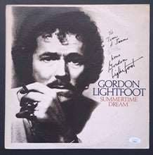 Load image into Gallery viewer, 1976 Gordon Lightfoot Personalized Signed Autographed Album JSA Authenticated
