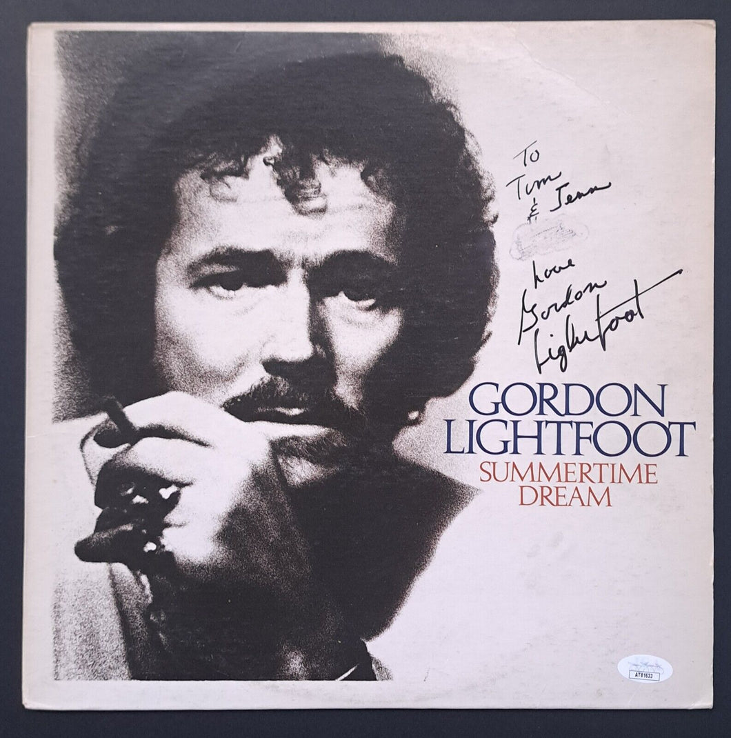 1976 Gordon Lightfoot Personalized Signed Autographed Album JSA Authenticated