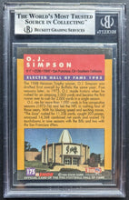 Load image into Gallery viewer, O.J. Simpson Autographed Signed Football Card Beckett Slabbed NFL Buffalo Bills
