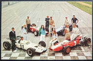 1966 Grand Prix Movie Promotional Postcard Monza Circuit Motor Racing Vintage