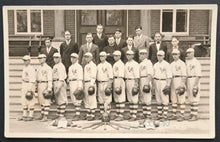 Load image into Gallery viewer, 1927 Victoriaville Commercial College Vintage Baseball Postcard
