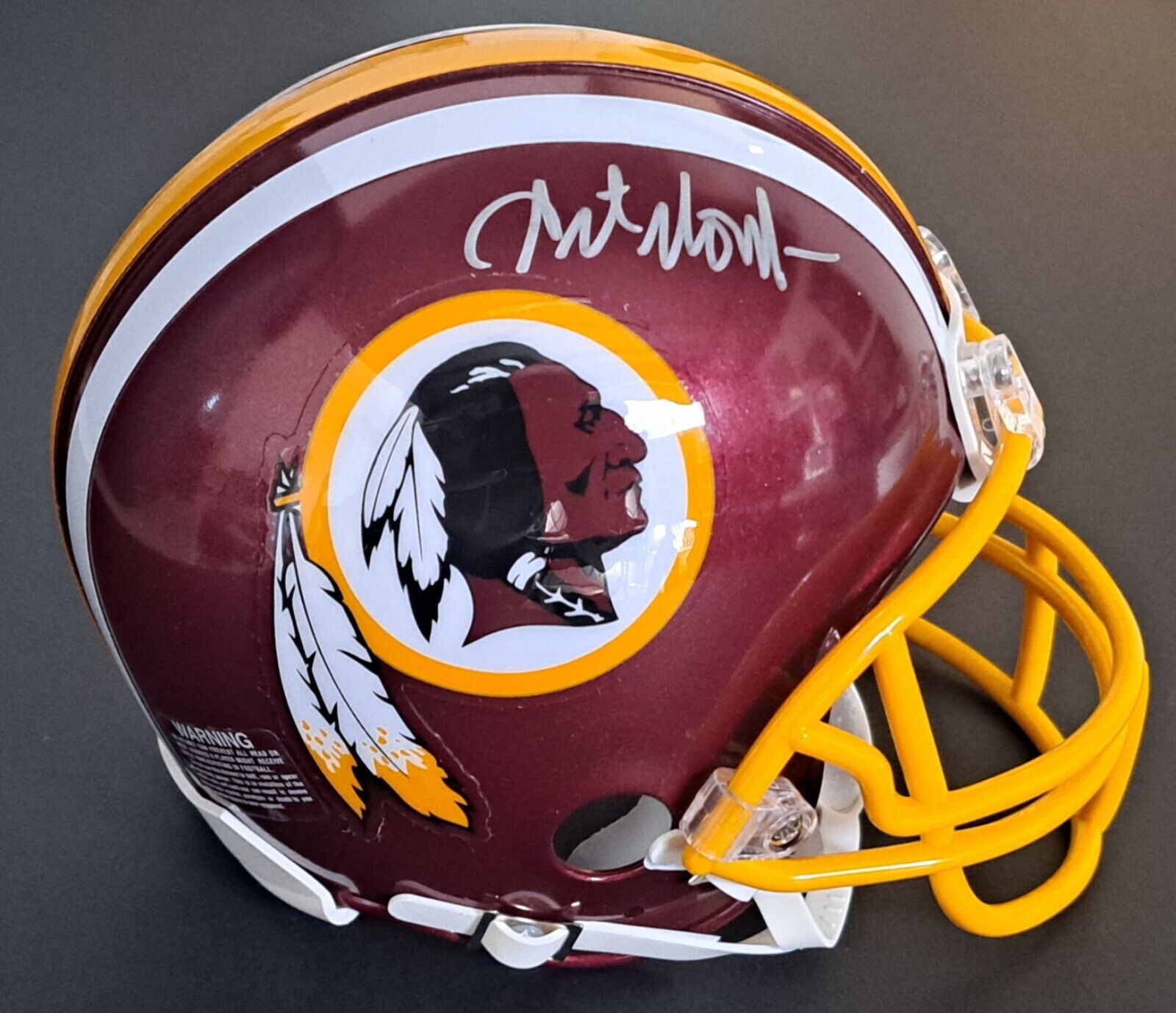 art monk signed football helmet Art Monk Autographed Washington Redskins Mini Helmet Signed NFL HOF Fa – Glory Days Collectibles