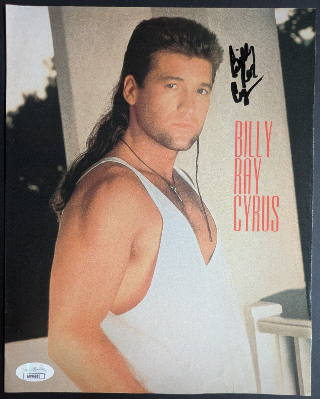 Billy Ray Cyrus Autographed Signed Magazine Photo JSA COA Country Music
