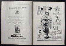 Load image into Gallery viewer, 1939 Wrigley Field NFL Program + Ticket Chicago Bears Vs Green Bay Packers Vtg
