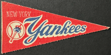 Load image into Gallery viewer, 1963 Post Cereal New York Yankees Mini Pennant MLB Baseball Vintage Sports
