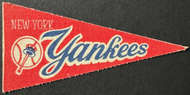 1963 Post Cereal New York Yankees Mini Pennant MLB Baseball Vintage Sports